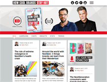 Tablet Screenshot of howcoolbrandsstayhot.com